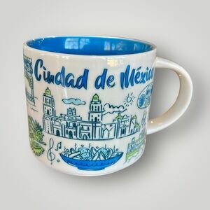 Ciudad De Mexico Starbucks Collectible Souvenir 14oz Mug Used Great Condition